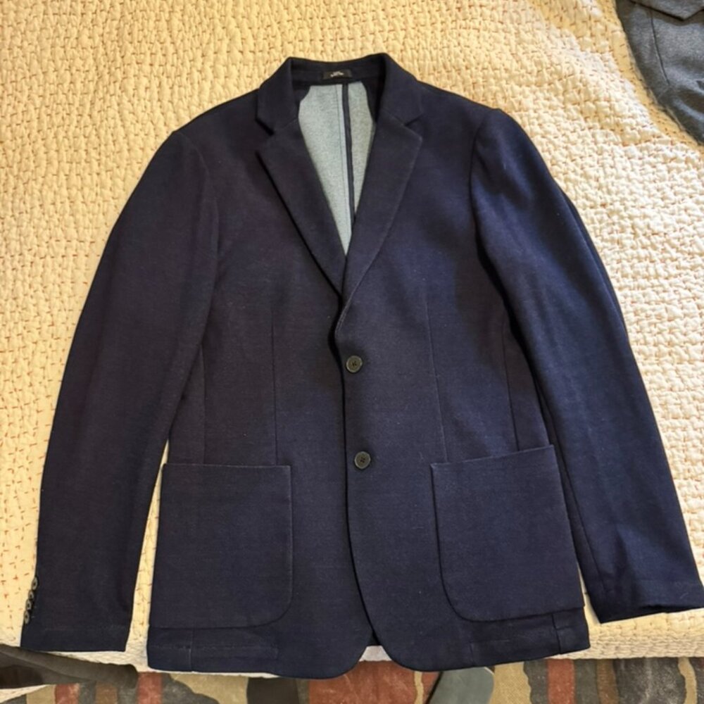 The Jogger Knit Blazer, Navy, 36R